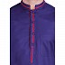 Designer Cotton kurta for men- Royal Blue Designer Cotton kurta for men- Royal Blue